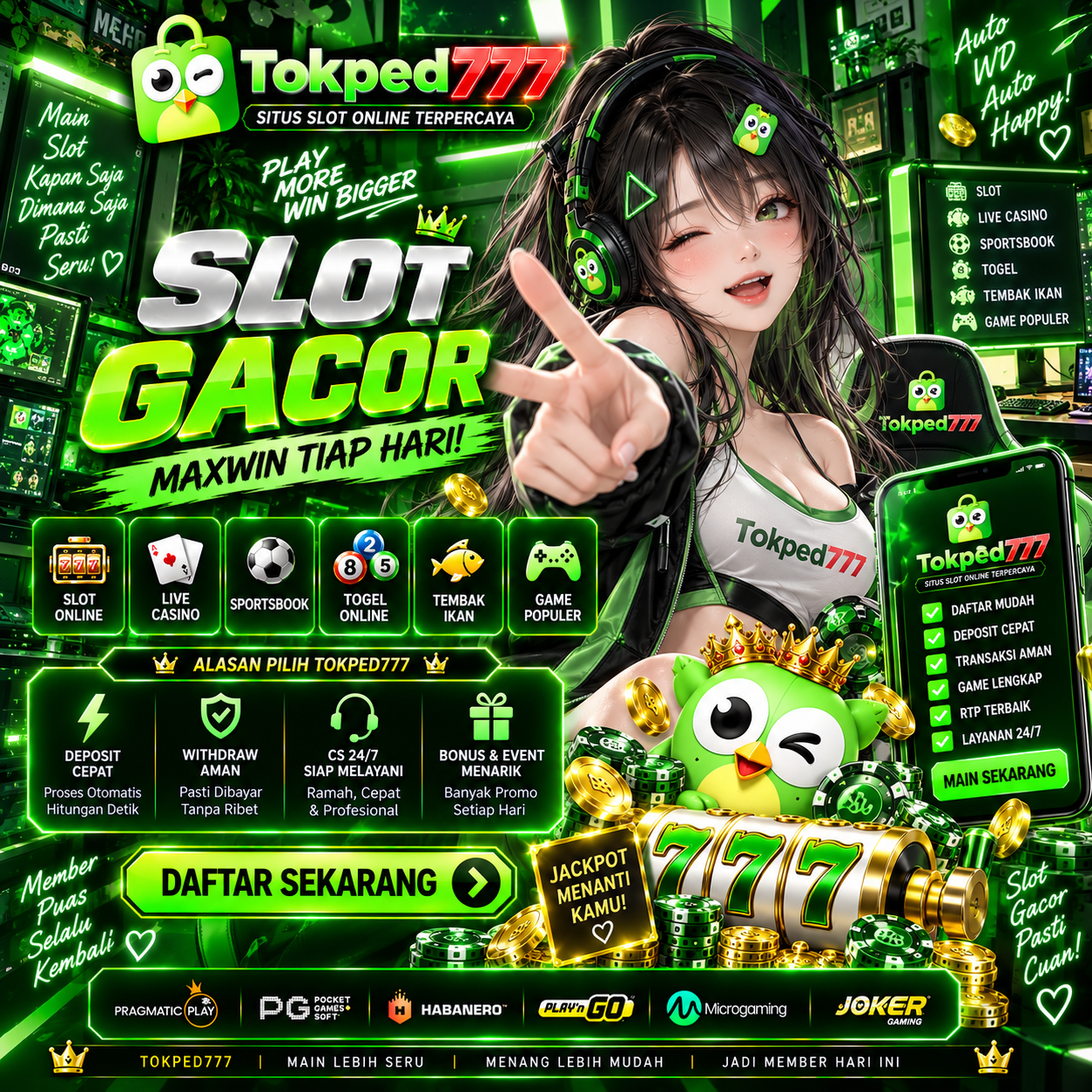 TOKPED777 : Situs Slot Gacor 2026 dan Link Daftar Slot Online Resmi Paling Dicari